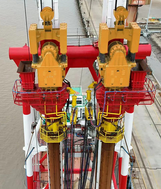 Hainan Lingao Jinpai Port Breakwater Vibro-Compaction Sand Piles Project