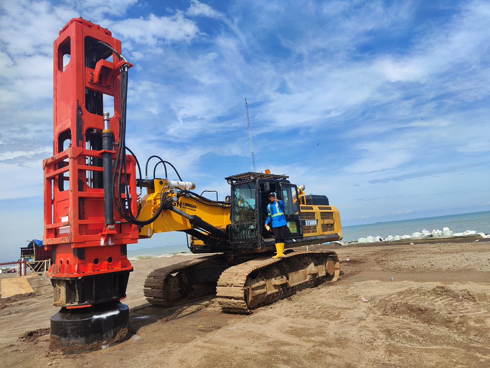 Rapid Dynamic Compaction for Indonesia Port and Wharf Project