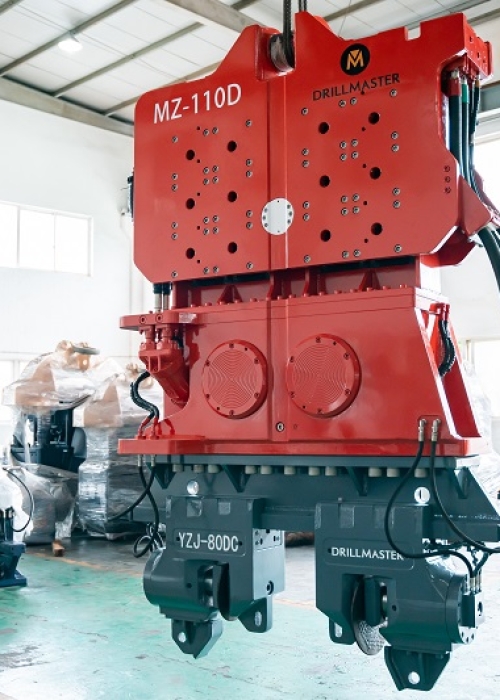 Our Hydraulic Vibro Hammer MZ110D is Shipped Abroad