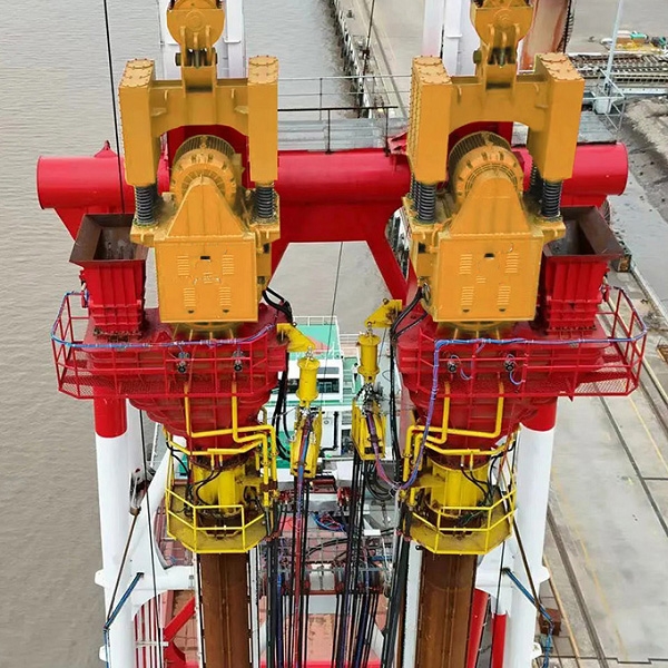 Hainan Lingao Jinpai Port Breakwater Vibro-Compaction Sand Piles Project